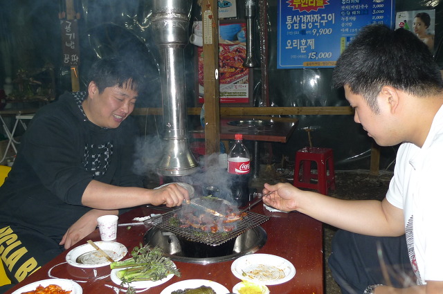 장작바베큐 이미지