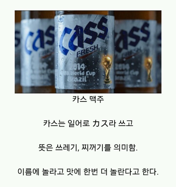 카스 맥주의 위엄 | 인스티즈