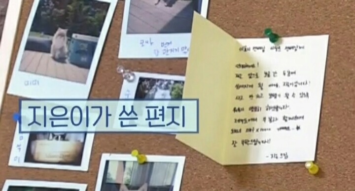 효리네 민박 아이유 손편지 내용 | 인스티즈
