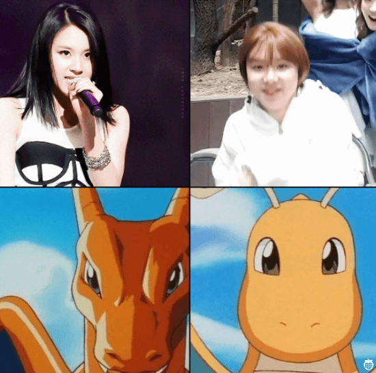 포켓몬으로 알아보는 식스틴 채영과 트와이스 채영의 분위기 차이 | 인스티즈