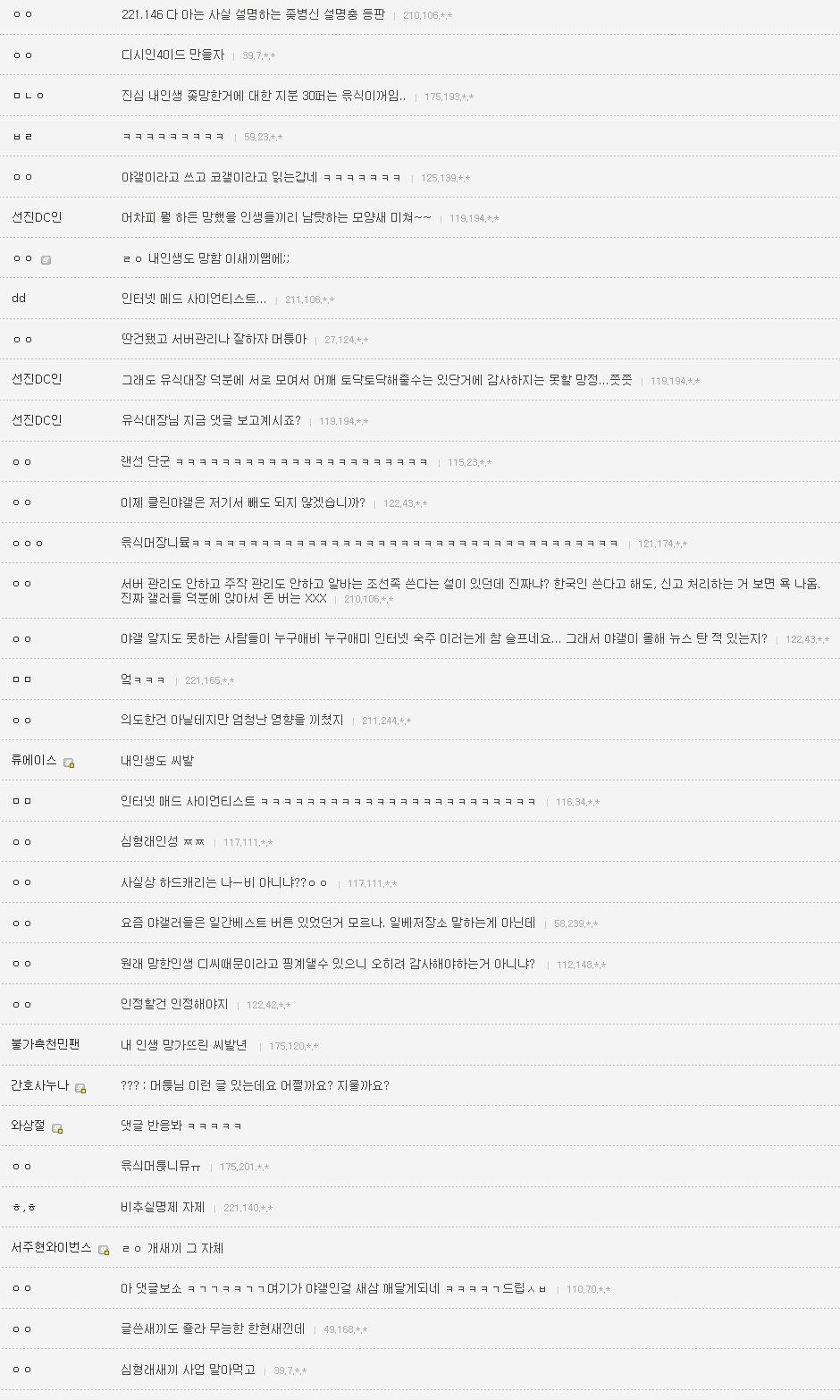 대한민국 인터넷 만악의 근원 | 인스티즈