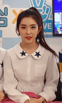 머리 묶은 아이린.gif | 인스티즈