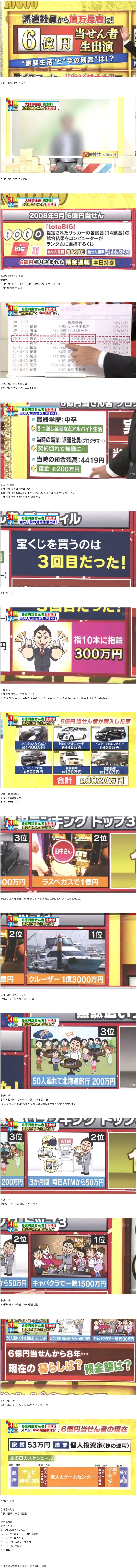 방송출연한 일본 6억엔 토토 당첨자 | 인스티즈