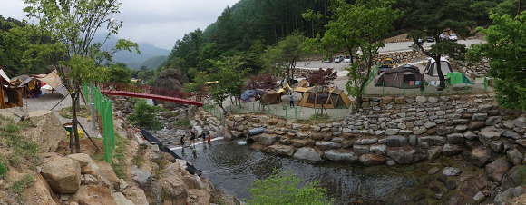 산청지막계곡캠핑장 이미지