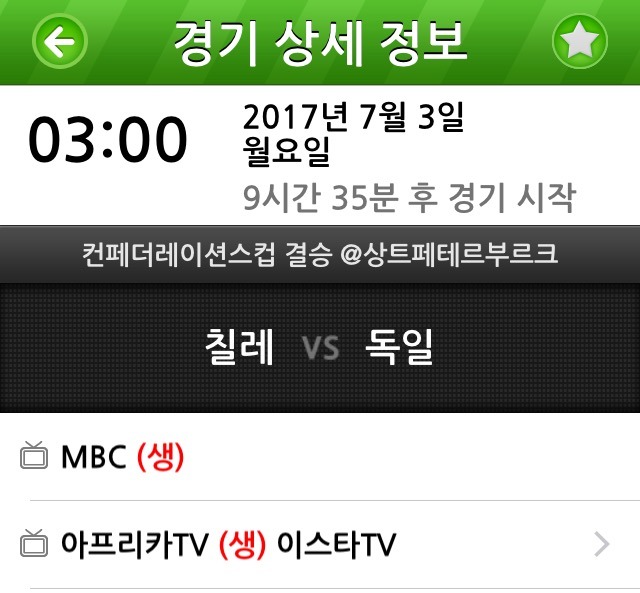 [컨페더레이션스컵] 3,4위전 결승전 중계 | 인스티즈
