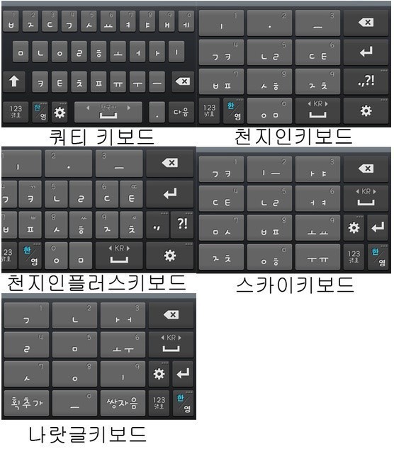 스마트폰 입력방식 甲은?? | 인스티즈