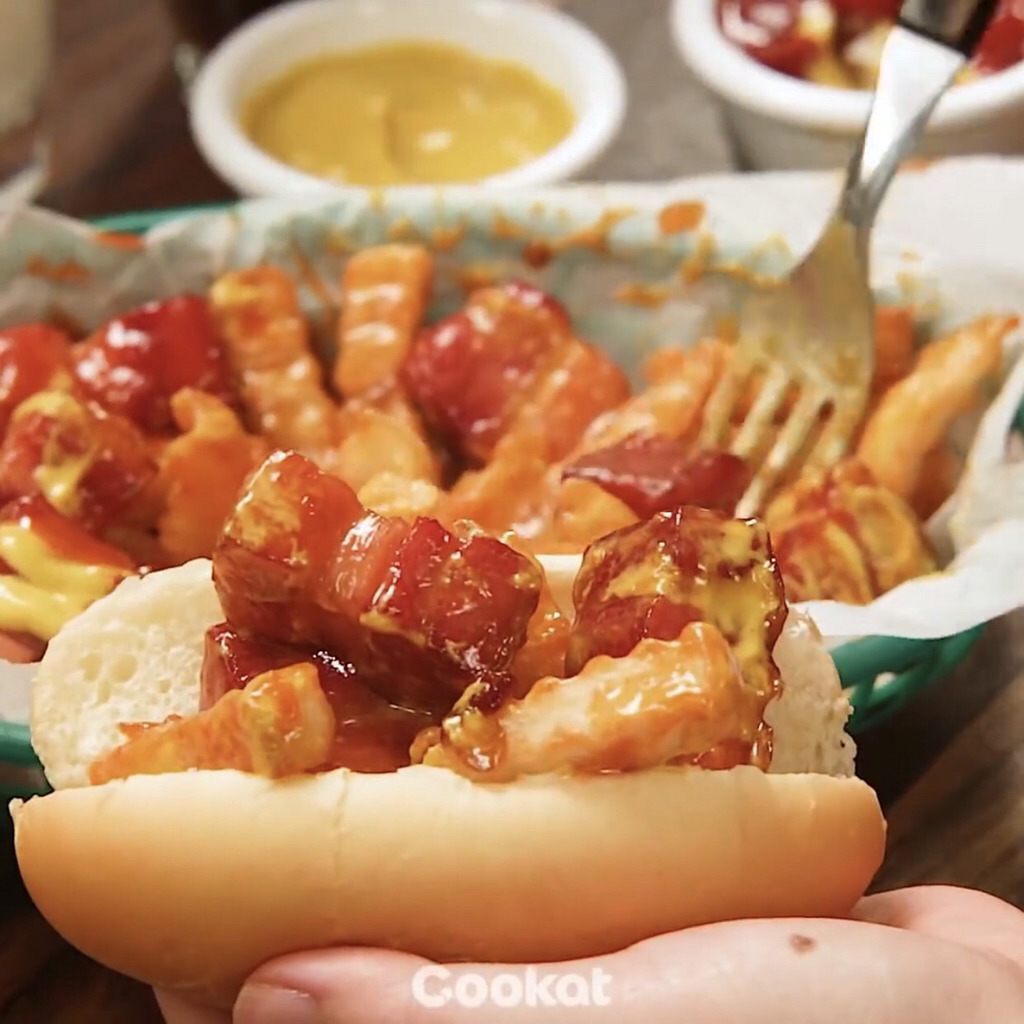 맥주 안주각인 베이컨 맛탕.jpg | 인스티즈