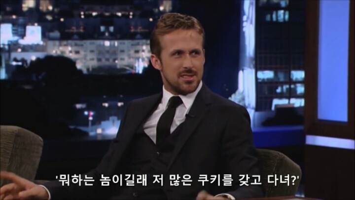 [지미키멜쇼] 라이언고슬링 걸스카우트 쿠키사건.jpg | 인스티즈