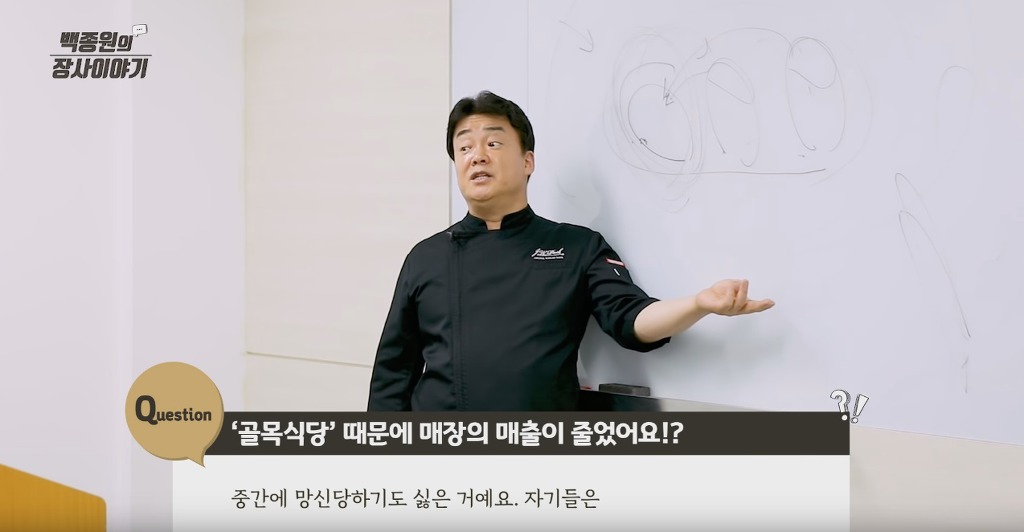 백종원이 골목식당에서 사장님들에게 메뉴 만들어서 알려주는 이유 | 인스티즈