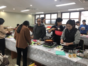 19.12.12(목) 한국음식만들기