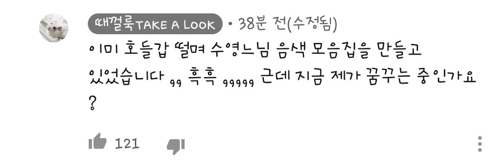 레드벨벳 조이가 자신의 채널을 본다는걸 알게된 유투버의 반응.jpg | 인스티즈